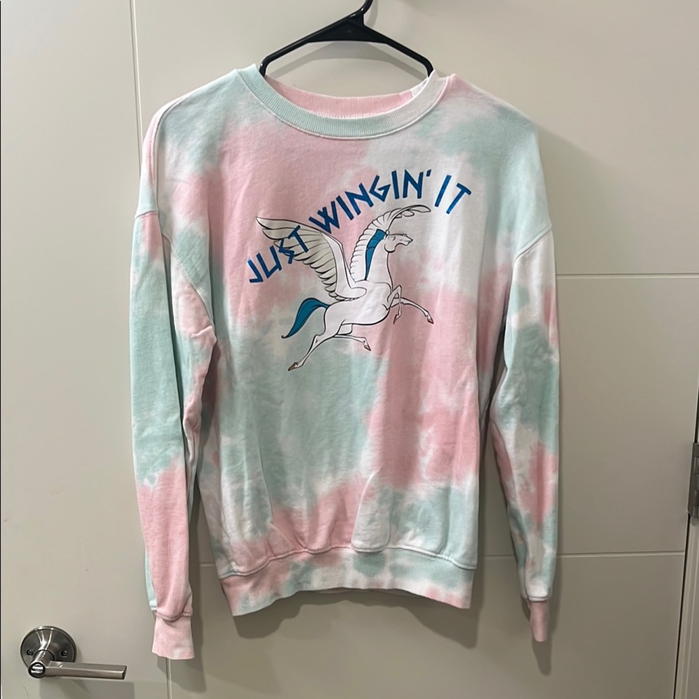 Disney World: Hercules’ pegasus Just Wingin' It Tie-Dye Sweater